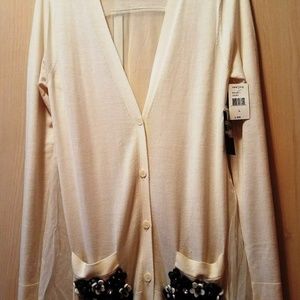 New Gougers  $850 Vera Wang cardigan